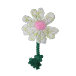 Peluche fleur pour chien avec corde, S – Garden Paws Flower Spring Sakura – Image 2