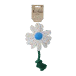 Peluche pour chien fleur avec corde, S – Garden Paws Flower Sky Flowers