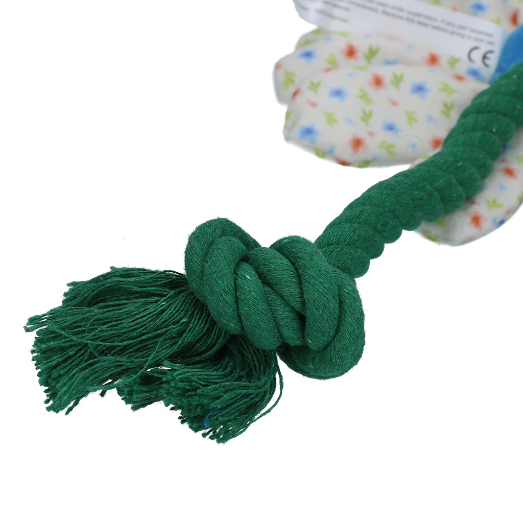 Peluche pour chien fleur avec corde, S – Garden Paws Flower Sky Flowers – Image 3