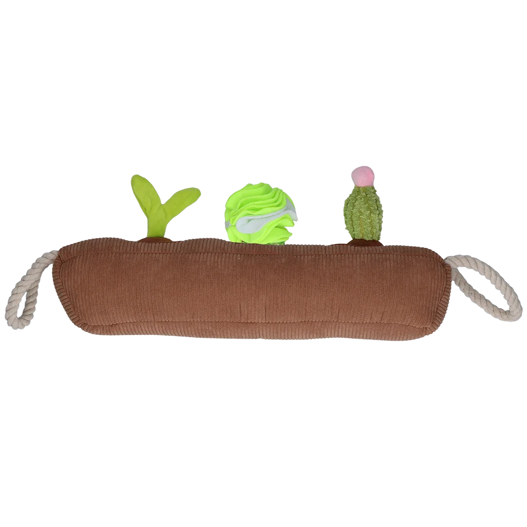 Boîte de fouille pour chien avec plantes amovibles – Garden Paws Snuffle Box Sprout, Crop & Cactus – Image 4