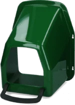 Pondoir en plastique pour poules, vert, 43 x 36 x 27 cm – Gaun