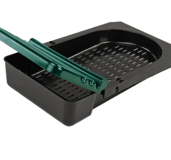 Bac de récupération pour nid de ponte avec couvercle, 26 x 52 x 10,5 cm – Gaun