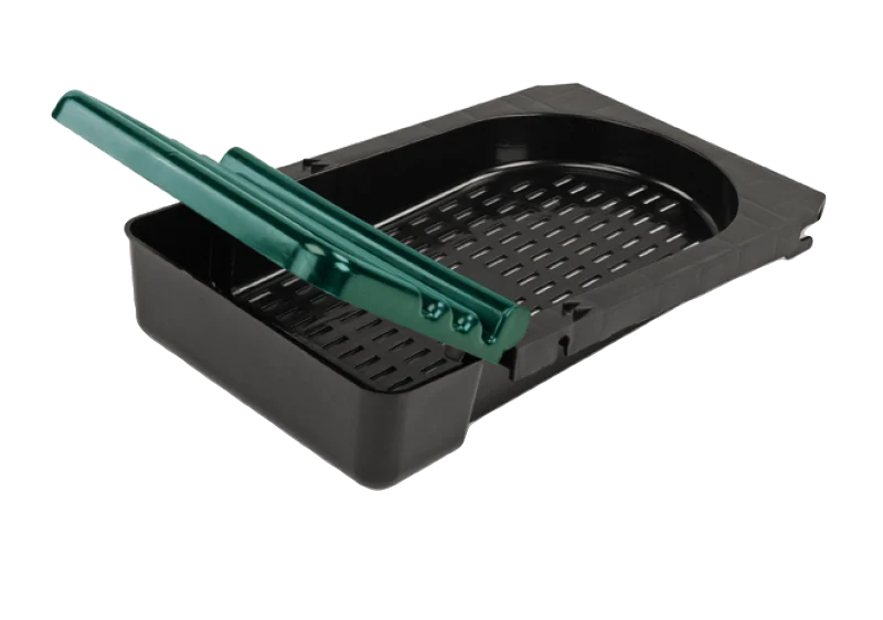 Bac de récupération pour nid de ponte avec couvercle, 26 x 52 x 10,5 cm – Gaun – Image 1