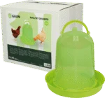 Abreuvoir pour poules en plastique transparent vert citron 3 l – Gaun