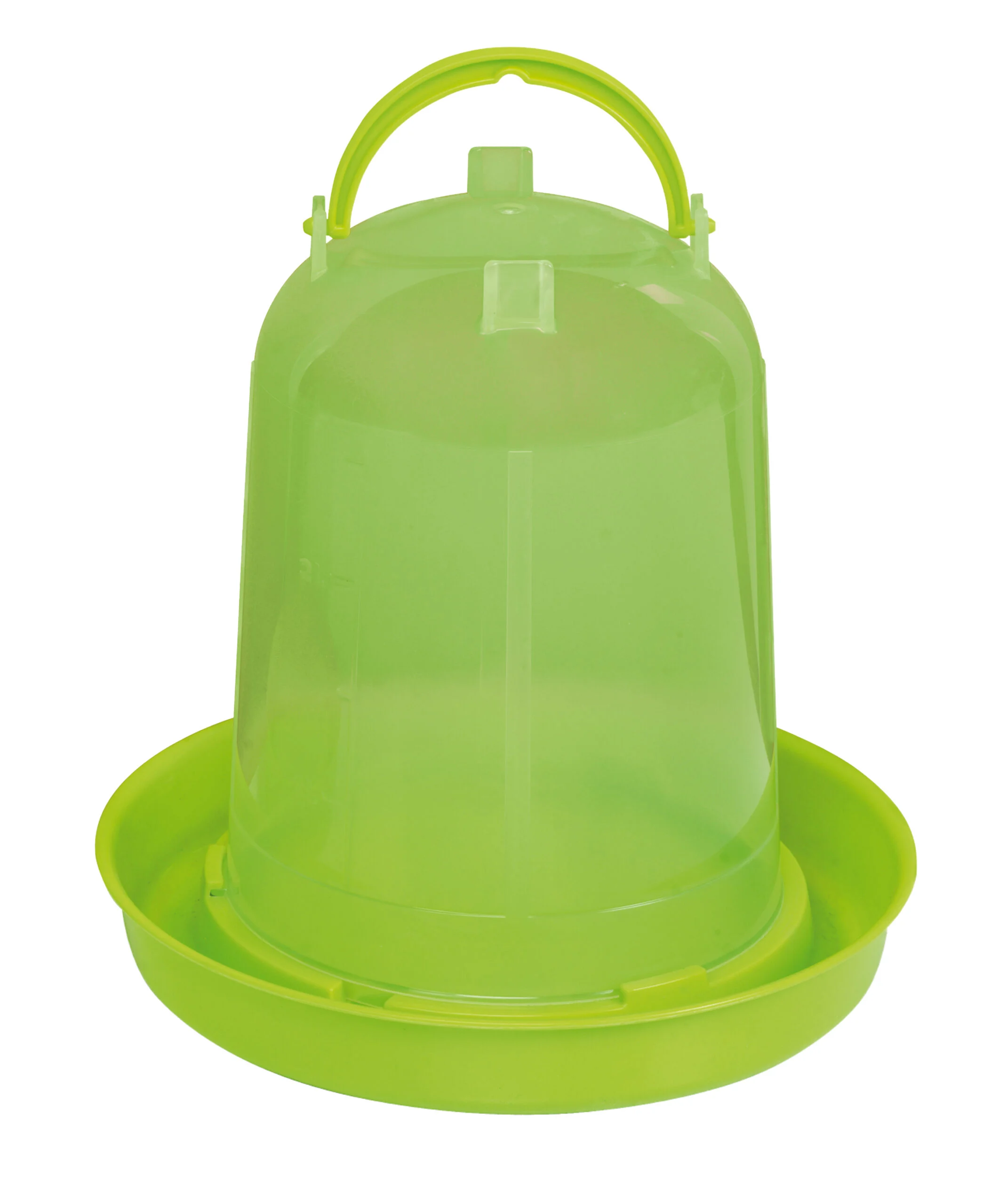 Abreuvoir pour poules en plastique transparent vert citron 3 l – Gaun – Image 2