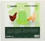 Abreuvoir pour poules en plastique transparent vert citron 3 l – Gaun – Image 4