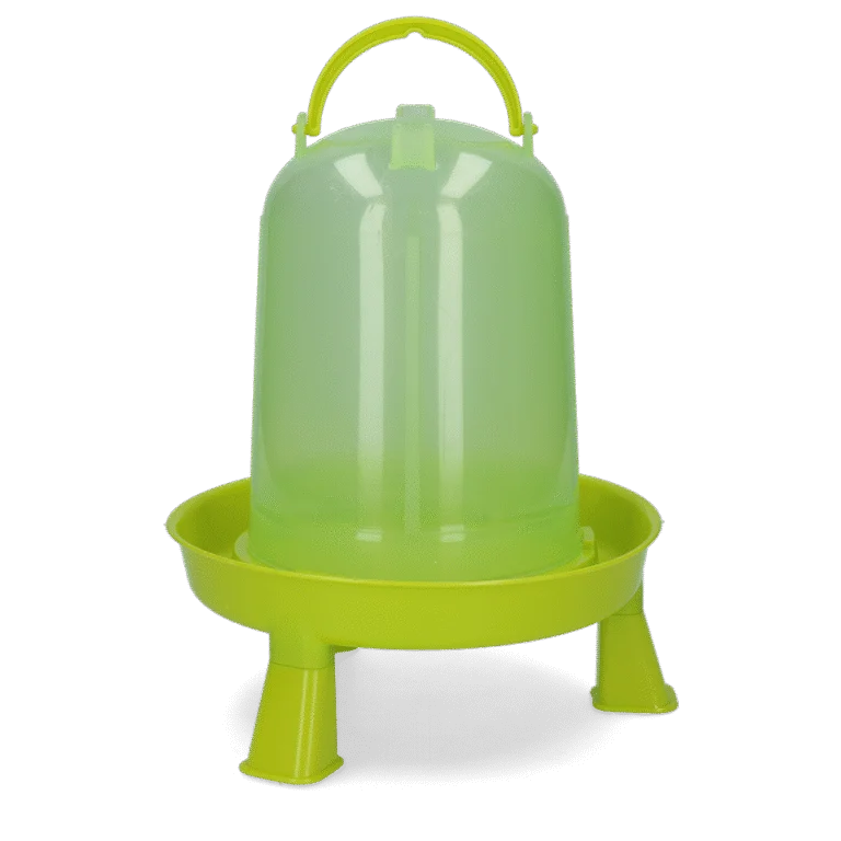Abreuvoir silo sur pieds pour volailles, vert citron 3 l – Gaun