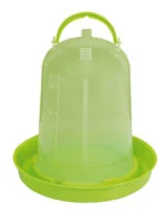 Abreuvoir pour poules en plastique transparent vert citron 5 l – Gaun – Image 2
