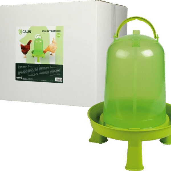 Abreuvoir pour volailles sur pieds, vert citron 10 l – Gaun