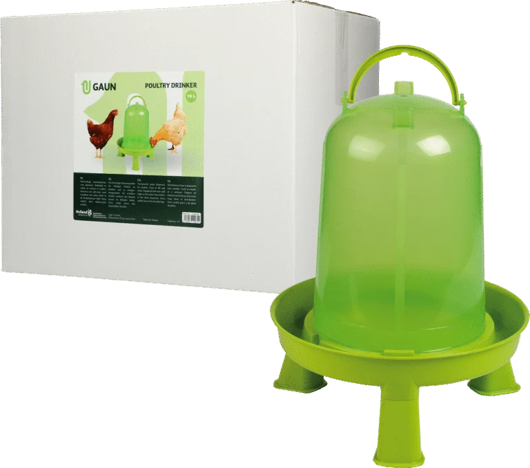 Abreuvoir pour volailles sur pieds, vert citron 10 l – Gaun