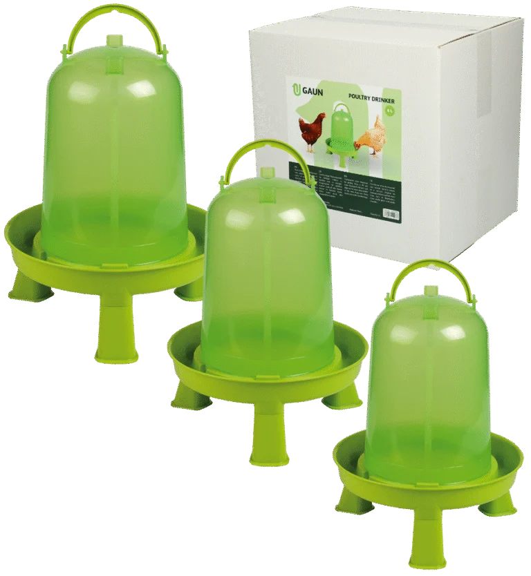Abreuvoir tour pour volailles sur pieds, vert citron, 1,5 l – Gaun