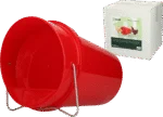 Seau-abreuvoir en plastique pour poules 6 l rouge – Gaun