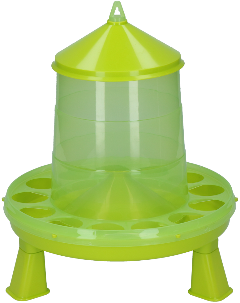 Voertoren voor Pluimvee op Pootjes Limoengroen 2 kg – Gaun Tour à nourriture pour volailles sur pieds vert citron 2 kg – Gaun