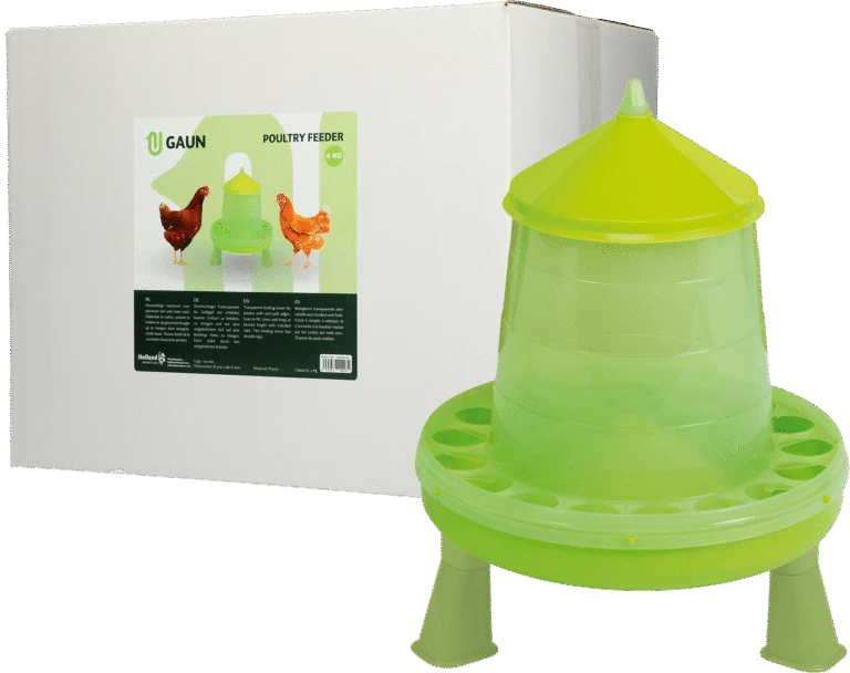 Tour d’alimentation pour volailles sur pieds, vert citron, 4 kg – Gaun
