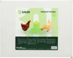 Tour d’alimentation pour volailles en bioplastique transparent, vert citron, 2 kg – Gaun Bio Green Lemon – Image 5