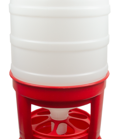 Mangeoire tour pour volailles sur pieds, rouge, 40 l – Gaun Hopper