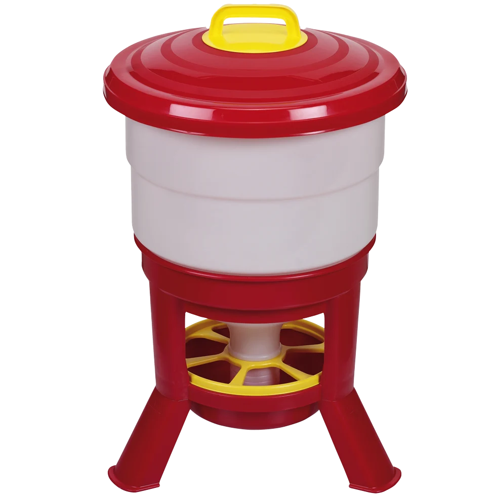 Silo à aliments sur pieds avec couvercle rabattable, 40 l – Gaun Imperial – Image 1