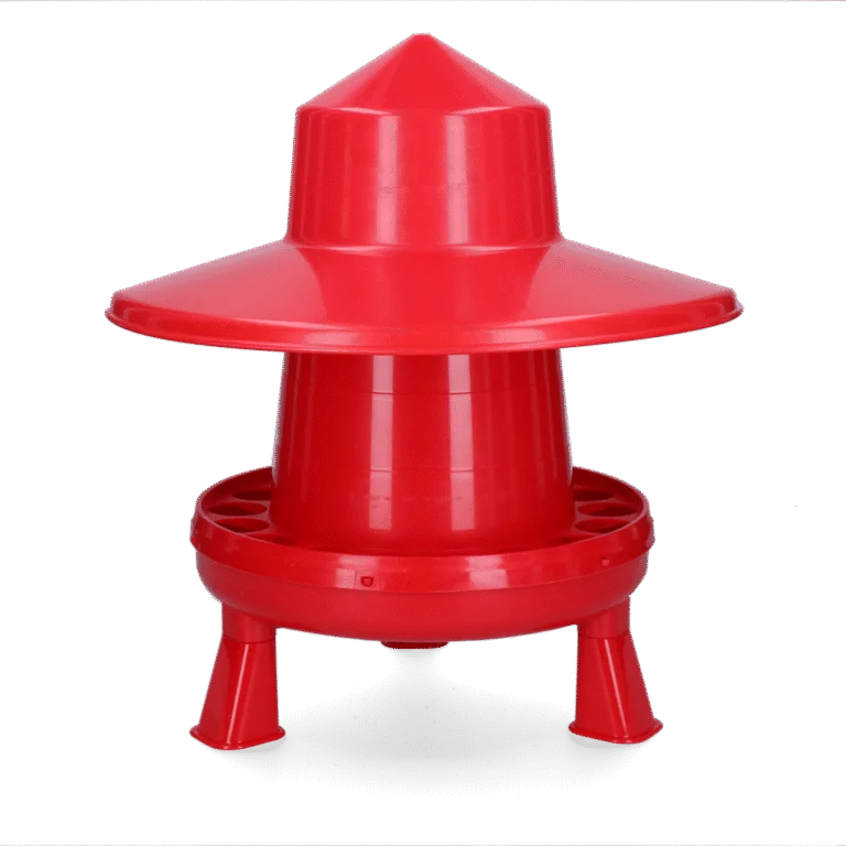 Tour d’alimentation pour volailles avec chapeau anti pluie et pieds, 4 kg – Gaun