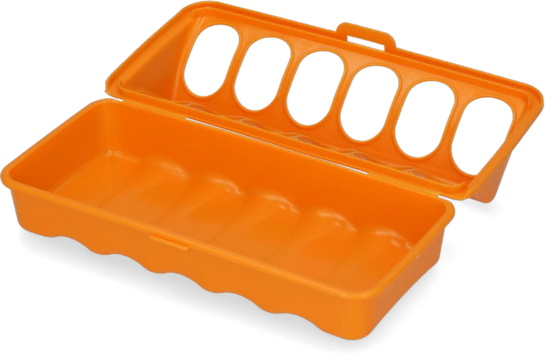 Mangeoire à auge pour volailles avec 12 compartiments, 20 cm – Gaun