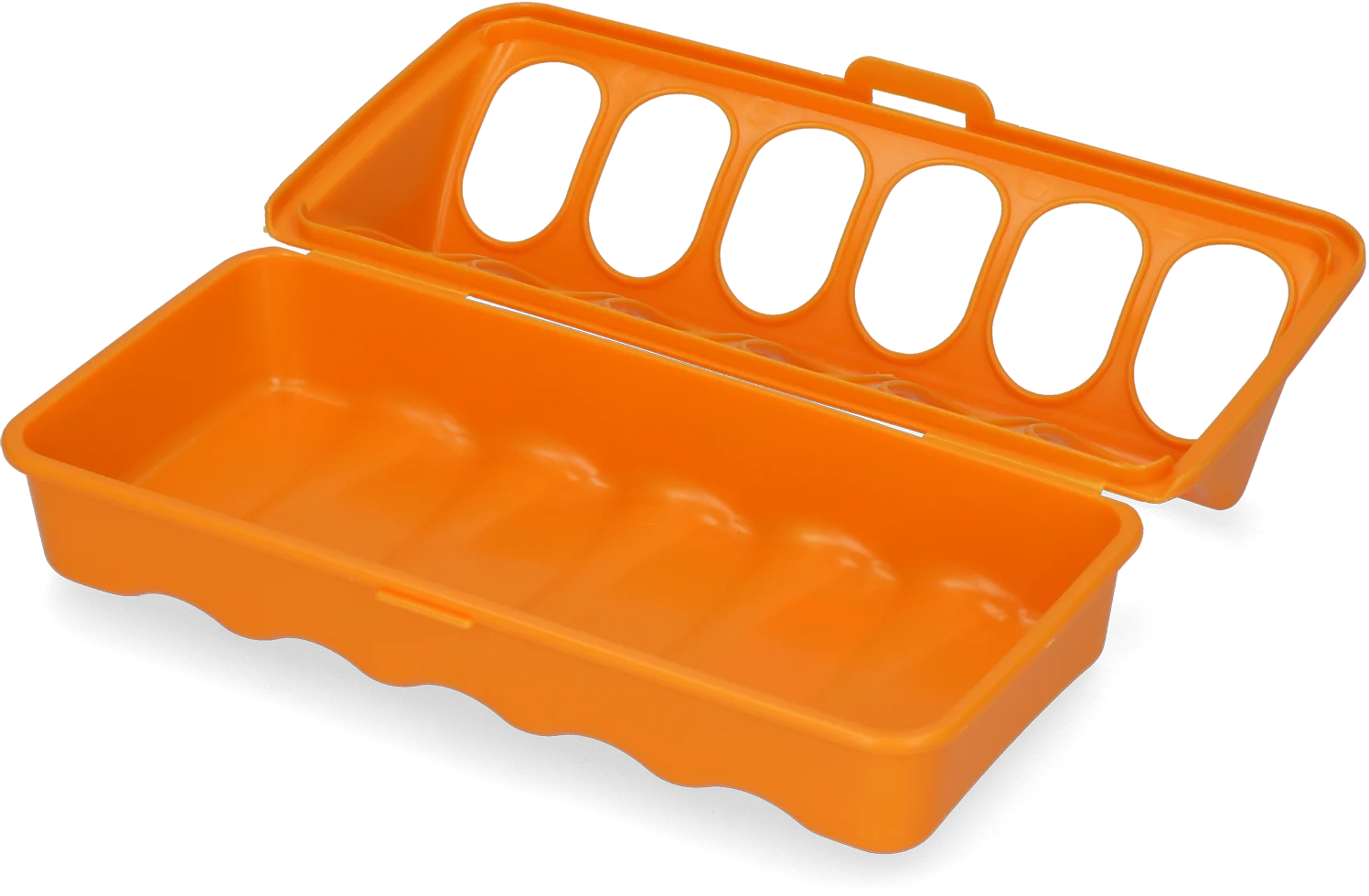 Mangeoire à auge pour volailles avec 12 compartiments, 20 cm – Gaun – Image 1