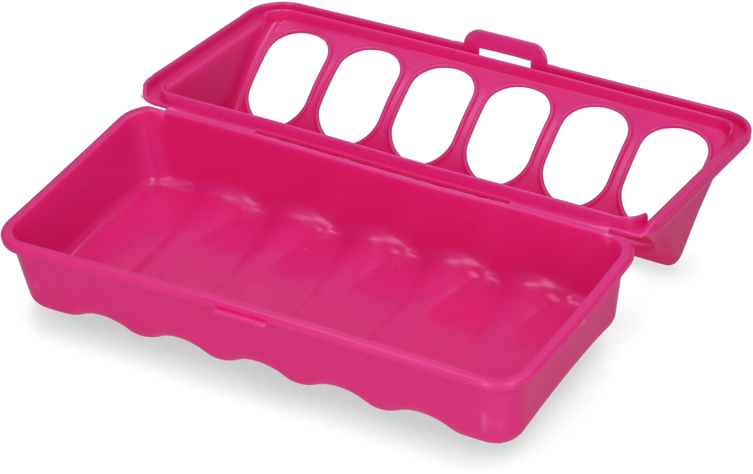 Mangeoire à auge pour volailles avec 12 compartiments, 20 cm – Gaun – Image 2