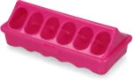 Mangeoire à auge pour volailles avec 12 compartiments, 20 cm – Gaun – Image 4