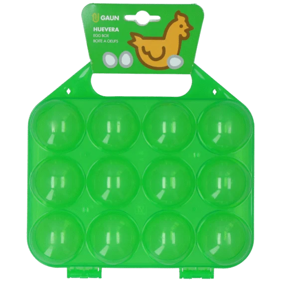 Plateau à œufs pour 12 œufs, vert citron, 18 x 13 cm – Gaun