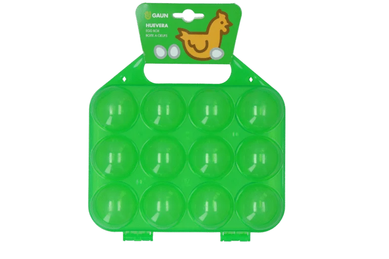 Plateau à œufs pour 12 œufs, vert citron, 18 x 13 cm – Gaun