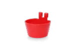 Mangeoire en plastique pour volailles avec 2 crochets – Gaun