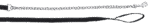 Longe avec chaîne, noire, 250 cm – Image 2