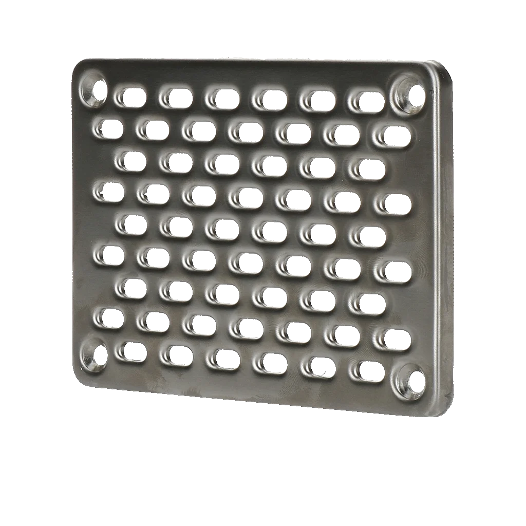 GEVE0050.png Grille de façade en acier inoxydable 10 x 14 cm – Gevelfix – Image 1