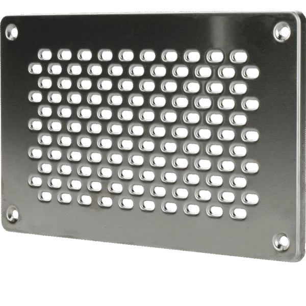 Grille en applique en acier inoxydable 25 x 15 cm – Gevelfix