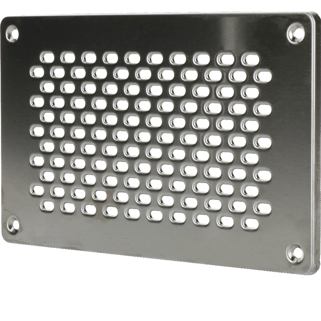 Grille en applique en acier inoxydable 25 x 15 cm – Gevelfix – Image 1