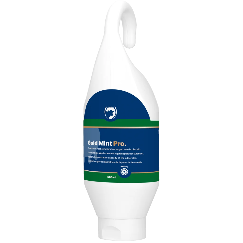 Gel pour la mamelle des vaches laitières avec calendula, 500 ml – Excellent Gold Mint Pro – Image 1