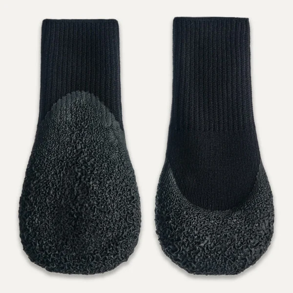 Chaussures imperméables pour chien avec semelle en caoutchouc, 4 pièces, XS, noires – Goo-eez Lites