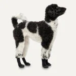 Chaussures imperméables pour chien avec semelle en caoutchouc, 4 pièces, M, camouflage et noir – Goo-eez Lites – Image 2