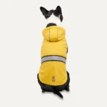 Imperméable pour chien avec capuche et bordure réfléchissante, taille S, jaune et gris – Goo-eez Reflective Hooded Raincoat – Image 2