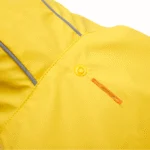 Imperméable pour chien à capuche avec bordure réfléchissante, XXL, longueur du dos 64 cm, jaune et gris – Goo-eez Reflective Hooded Raincoat – Image 5