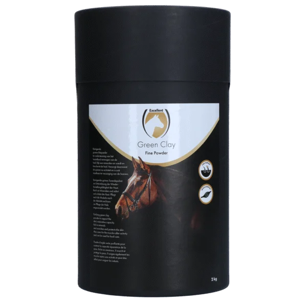 Poudre d’argile verte pour la peau, 2 kg – Excellent Horse Green Clay Fine Powder
