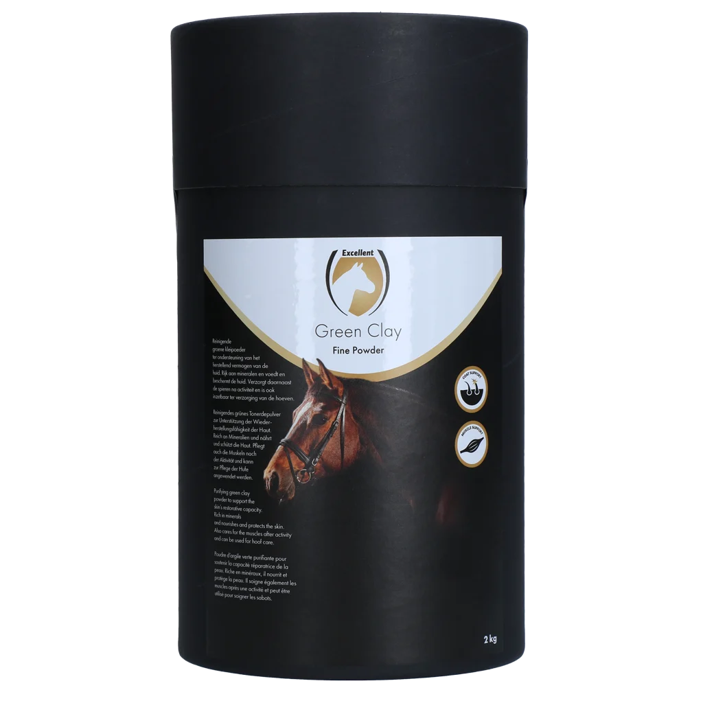 Poudre d’argile verte pour la peau, 2 kg – Excellent Horse Green Clay Fine Powder – Image 1