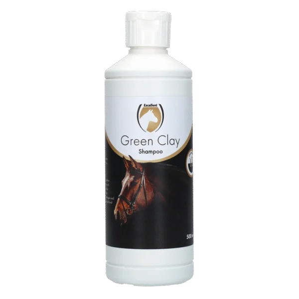 Shampooing pour chevaux à l’argile verte, 500 ml – Excellent Horse Green Clay Shampoo