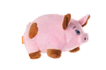 Peluche pour chien avec grand couineur – Growl Trofflers Oinkers le cochon – Image 3