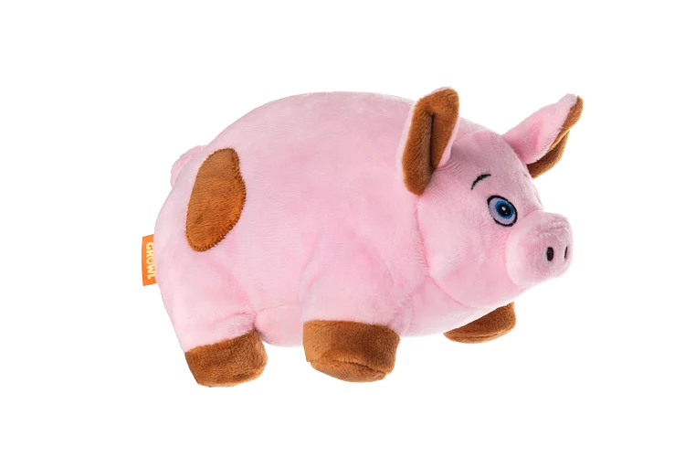 Peluche pour chien avec grand couineur – Growl Trofflers Oinkers le cochon – Image 3