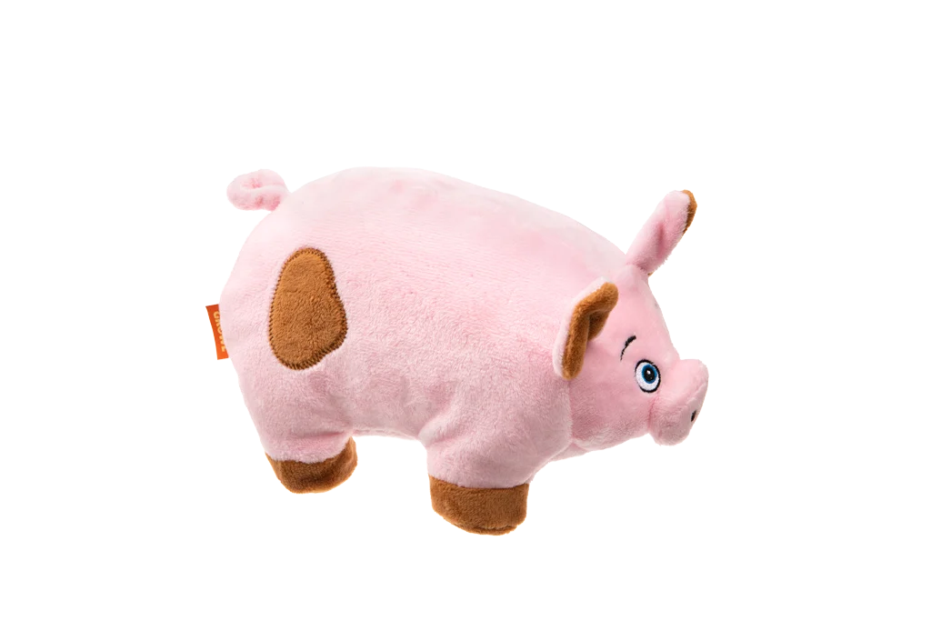 Peluche pour chien avec grand couineur – Growl Trofflers Oinkers le cochon – Image 4