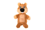 Peluche pour chien Castor en peluche avec tapis sonore et couineur – Growl Belly Boomerz Benny le Castor – Image 2