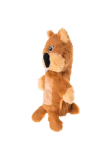 Peluche pour chien Castor en peluche avec tapis sonore et couineur – Growl Belly Boomerz Benny le Castor – Image 3