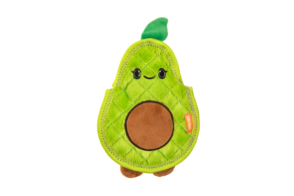 Jouet couineur pour chien avec trois couineurs – Growl Flip Floppz Ava l’Avocat – Image 2