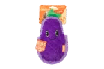 Jouet couineur pour chien avec trois couineurs – Growl Flip Floppz Eddie l’Aubergine
