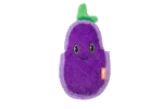 Jouet couineur pour chien avec trois couineurs – Growl Flip Floppz Eddie l’Aubergine – Image 2
