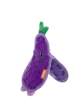 Jouet couineur pour chien avec trois couineurs – Growl Flip Floppz Eddie l’Aubergine – Image 3